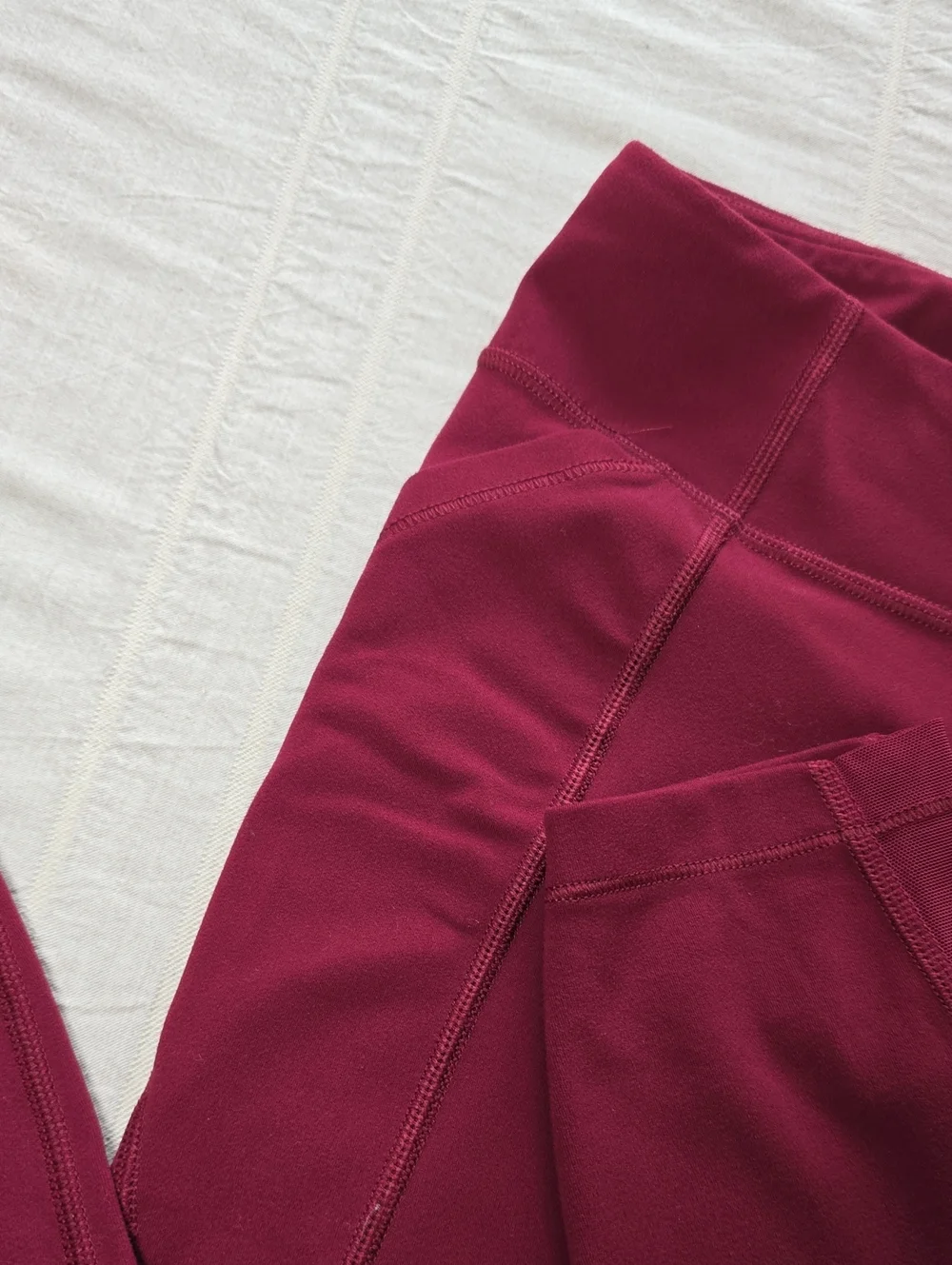 Athleta Burgundy Kids Leggings Girls M 8/10